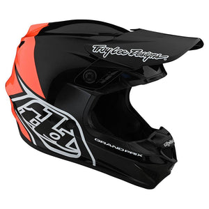 New TLD Youth GP Helmet, Motocross Helmet, Block Black / Orange, YM, Dirt Bike