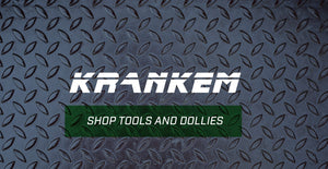 Universal Drivable Snowmobile Dolly Set, Krankem Green Snowmobile Dollys, KR-SD2