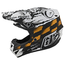 Troy Lee Designs SE4 Polyacrylite Motocross Helmet, Strike White, Black, Medium