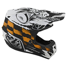 Troy Lee Designs SE4 Polyacrylite Motocross Helmet, Strike White, Black, Medium