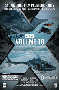 509 Films Volume 10, Extreme Back country Snowmobiling DVD, 2015