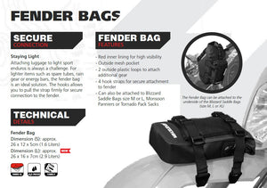 Enduristan Motorcycle Fender Bag - Large, 2.9 Liters