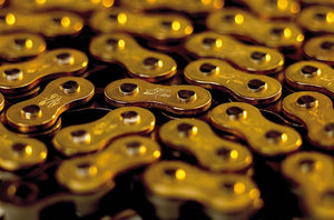 Renthal R4 Premium 520 ATV or Motorcycle Endurance Chain - 520 x 120 Links, Gold Series