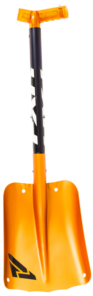 FXR Tactic Snow Shovel For Snowmobiling And Snow Biking - Black And Orange